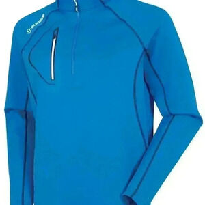 Sunice Allendale Men’s Half Zip Performance Pullover with Thermal Protection